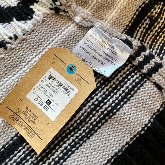 Firefly Aztec Pattern Intarsia Cardigan - Picture 4 of 5